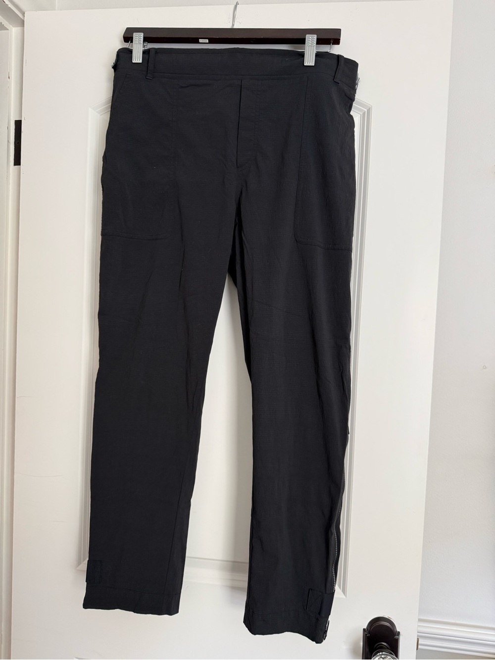 Athleta Black Cargo Travel Pants